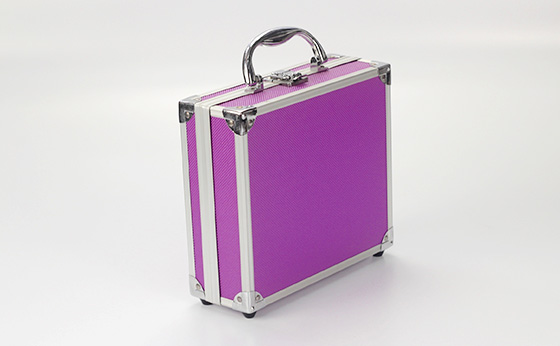 铝合金化妆箱紫色定制样品17A02期