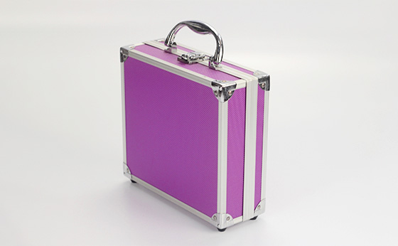 铝合金化妆箱紫色定制样品17A02期